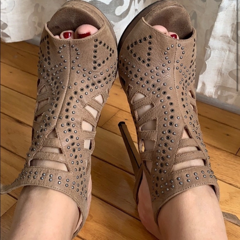 Vince Camuto Cassi suede studded slingback heels - Picture 7 of 7